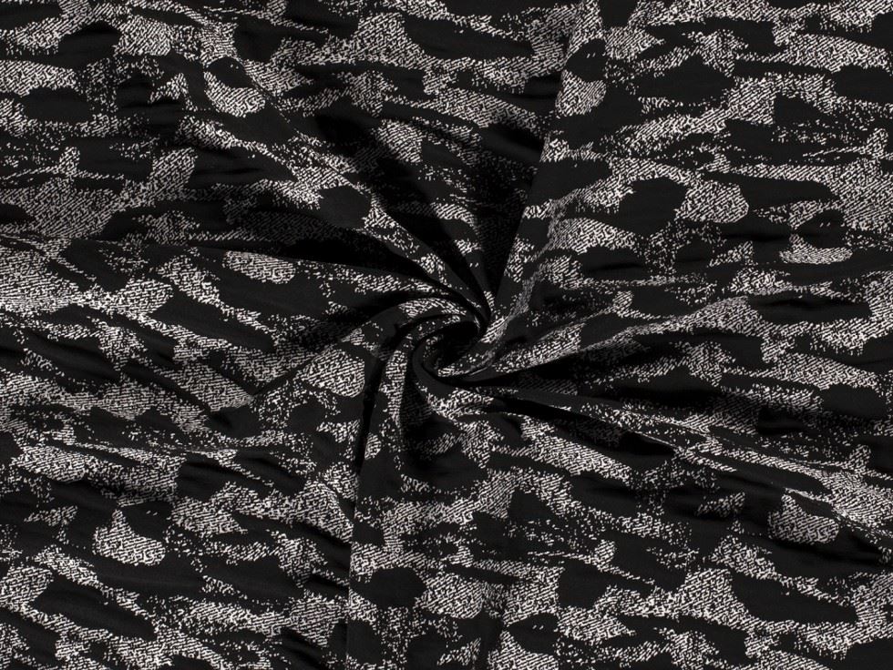 Stretch Woven Viscose Bengaline Fabric Ivory