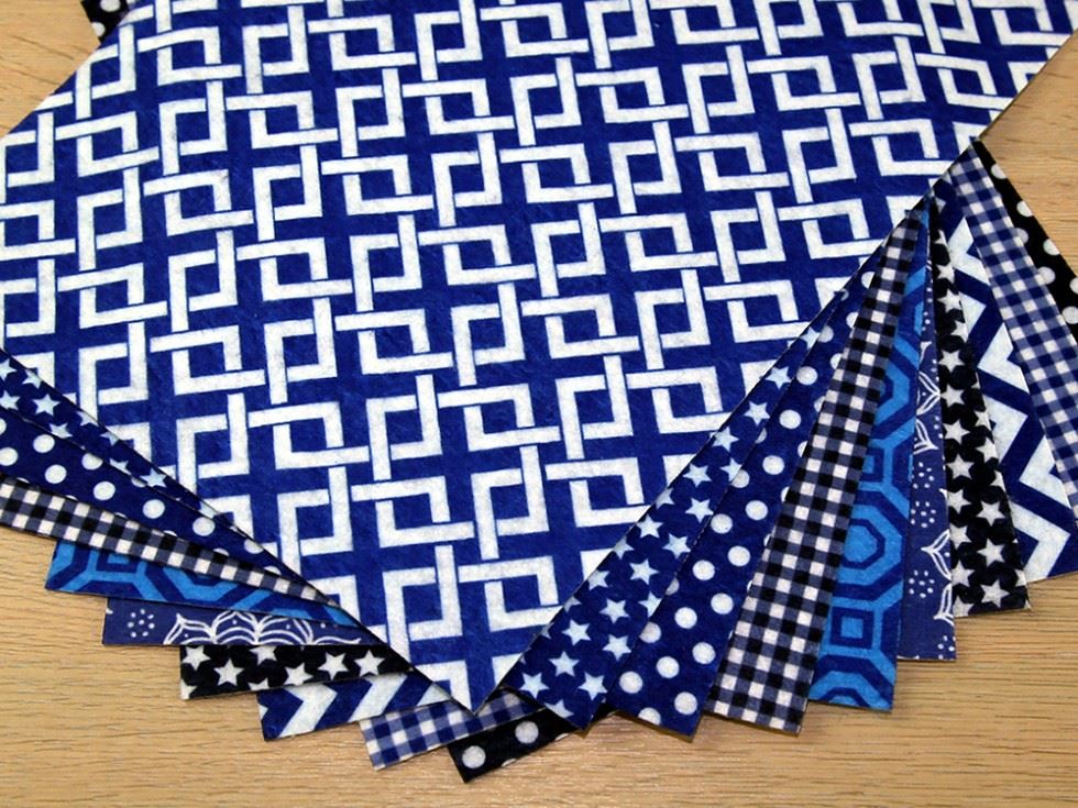Camelot Fabrics Blues Stiff Felt Fabric