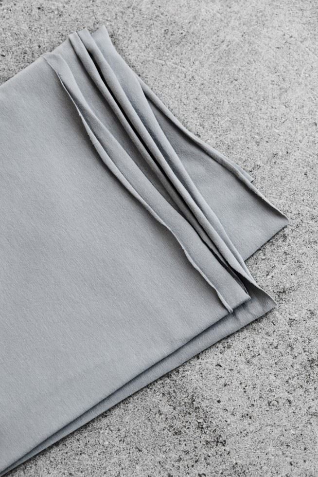 Mind The Maker Stone Cotton Single Jersey Stretch Knit Fabric