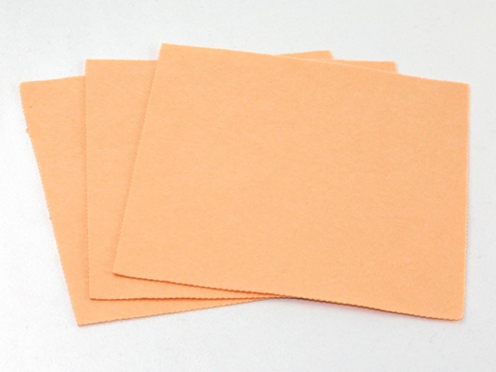 Minerva Core Range Peach 6Inch Acrylic Felt Fabric Sheets