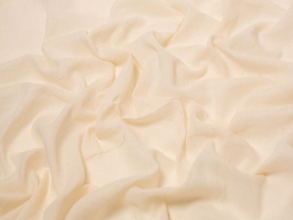 Minerva Core Range Fire Retardant Muslin Fabric Cream
 