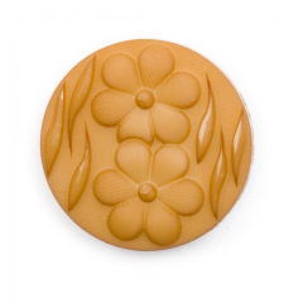Crendon Brown Embossed Floral Shank Buttons (Value Pack)