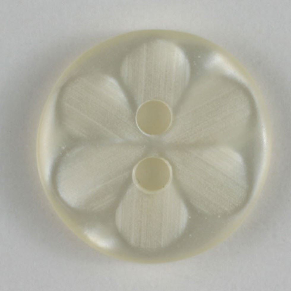 Dill Cream Round Plastic Buttons (Value Pack)
