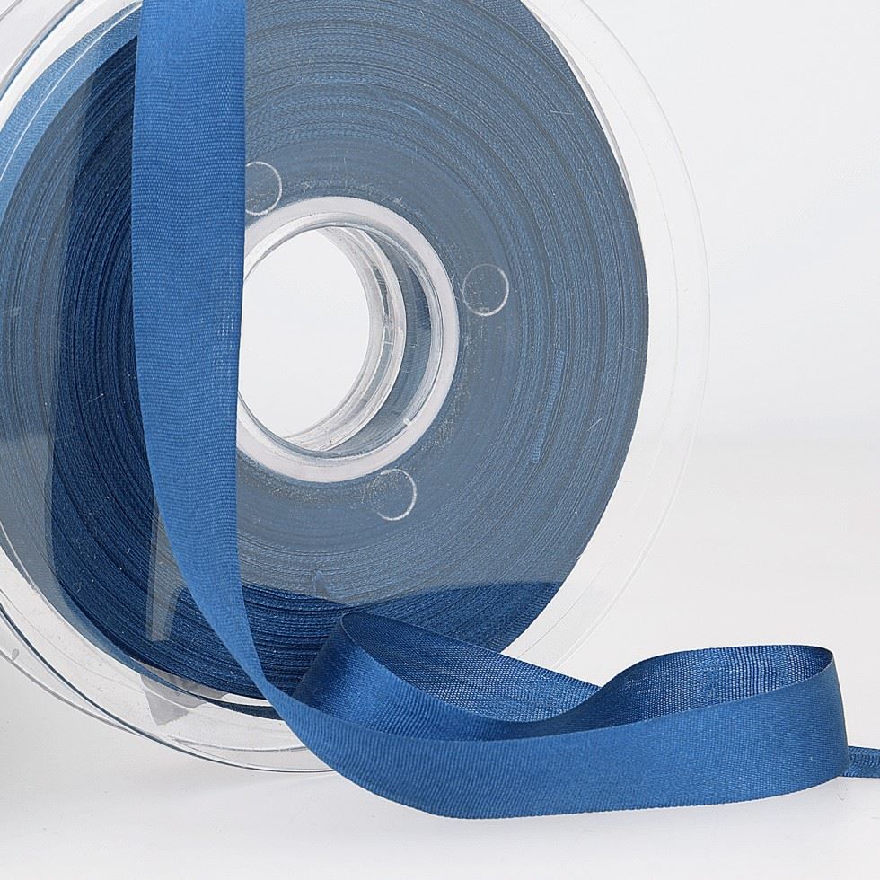 Stephanoise Fine Silk Ribbon Navy Blue