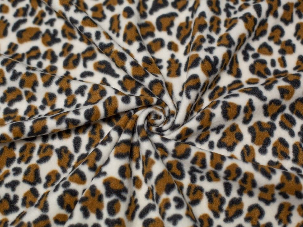 Polar Fleece Fabric Brown