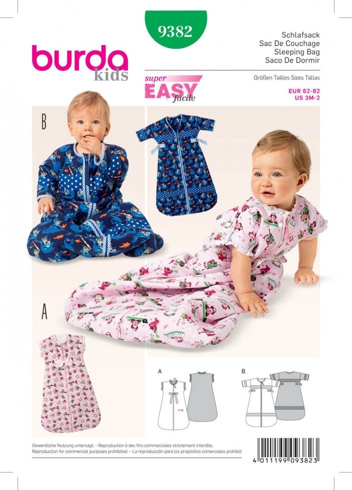 Burda Paper Sewing Pattern 9382
 