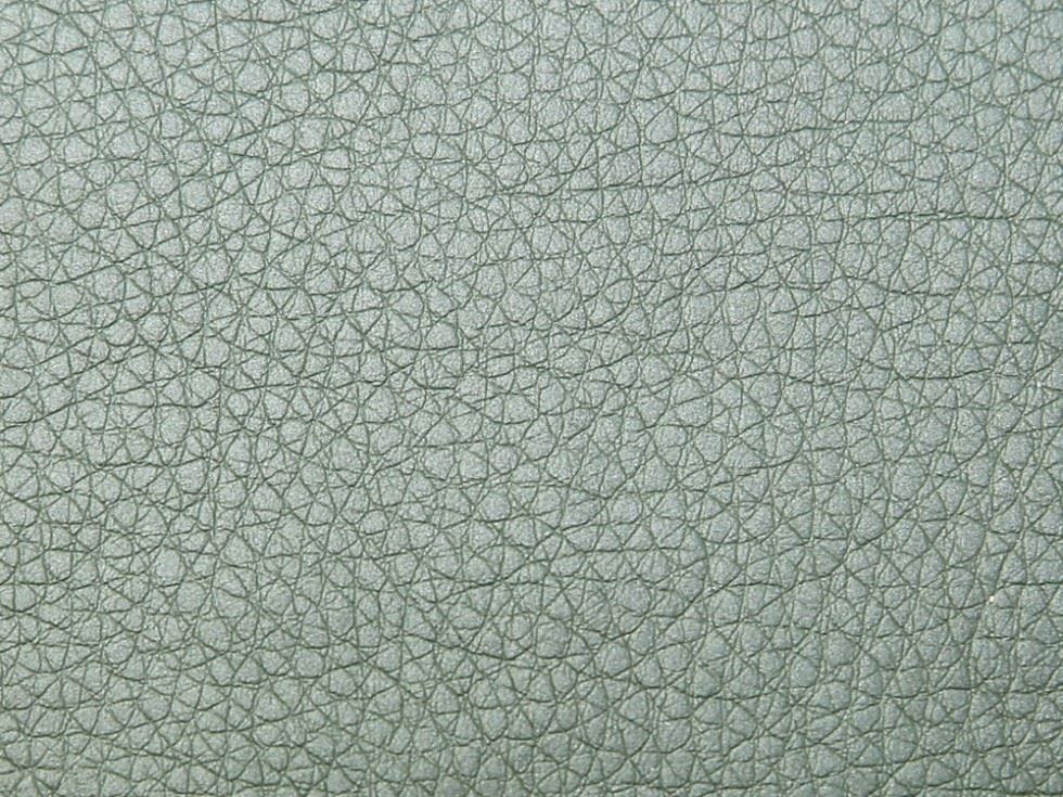 Stof France Heavy Soft Faux Leather Fabric Metallic Glacier Green