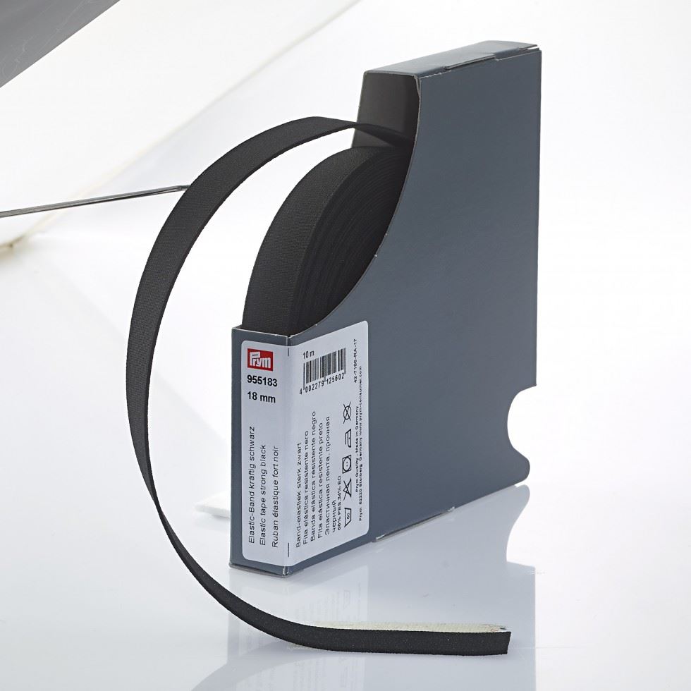 Prym Black Strong Elastic Tape