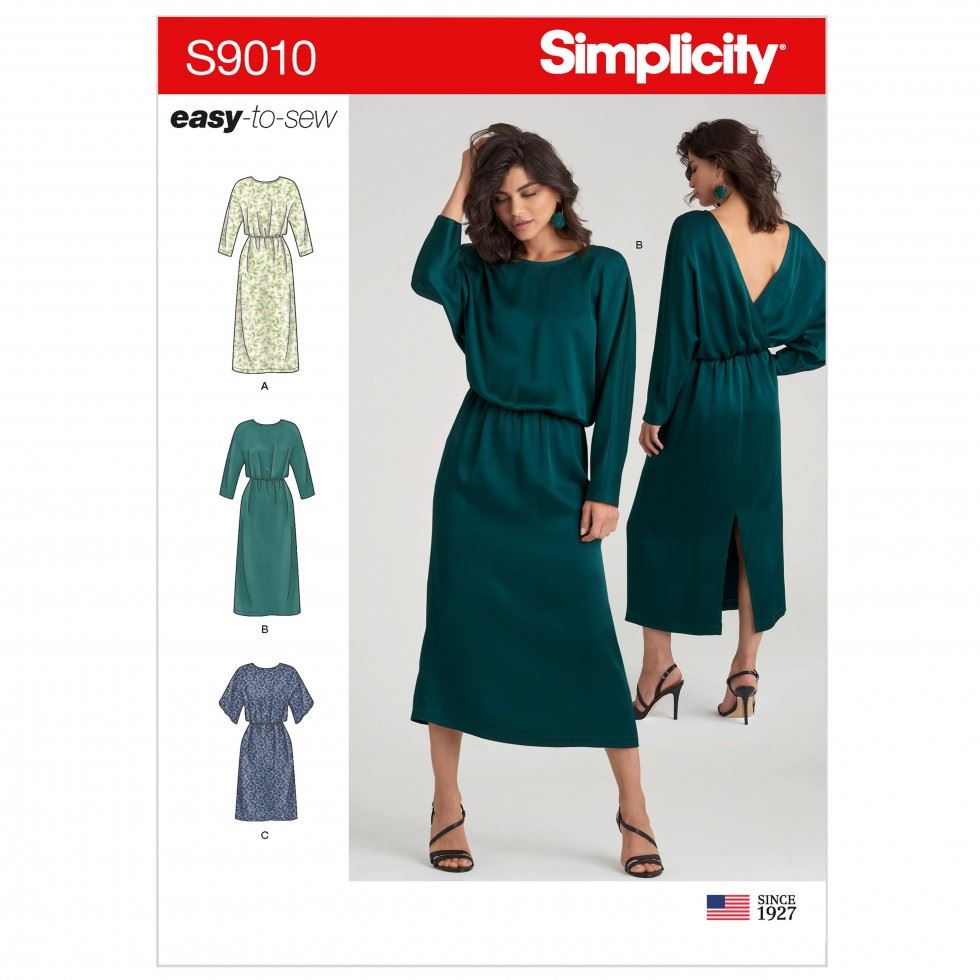 Simplicity Women's Sewing Pattern 9010, Dresses For H5 (6-8-10-12-14) - Easy - R5 (14-16-18-20-22) - Image 3