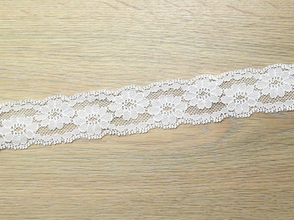 Chantilly Lace Trim White