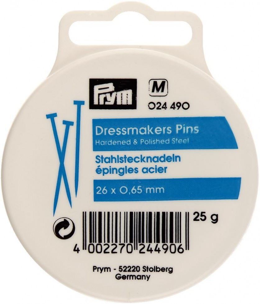 Prym Silver Straight Dressmakers Pins