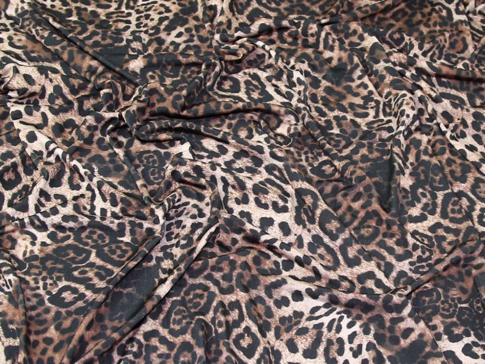 Lady Mcelroy Tan Ity Silky Stretch Knit Fabric