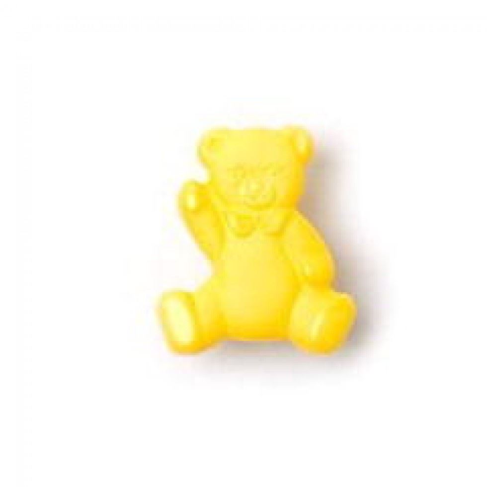 Crendon Teddy With Bow Buttons (Value Pack) Yellow