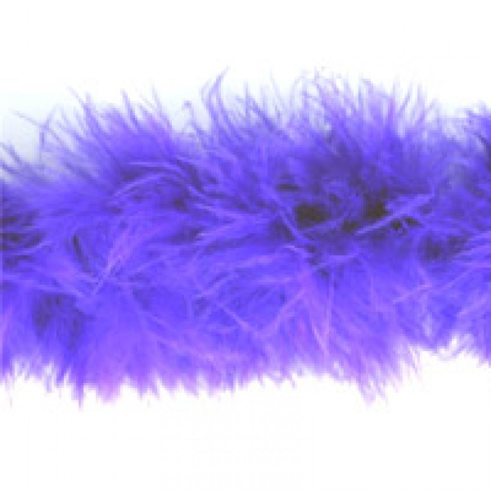 Trimits Purple Marabou Boa Feather Trim