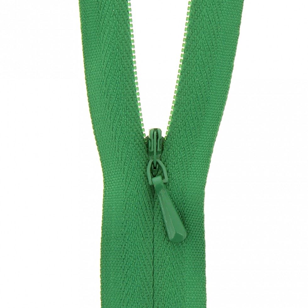 Milward Concealed Invisible Closed End Zips Emerald