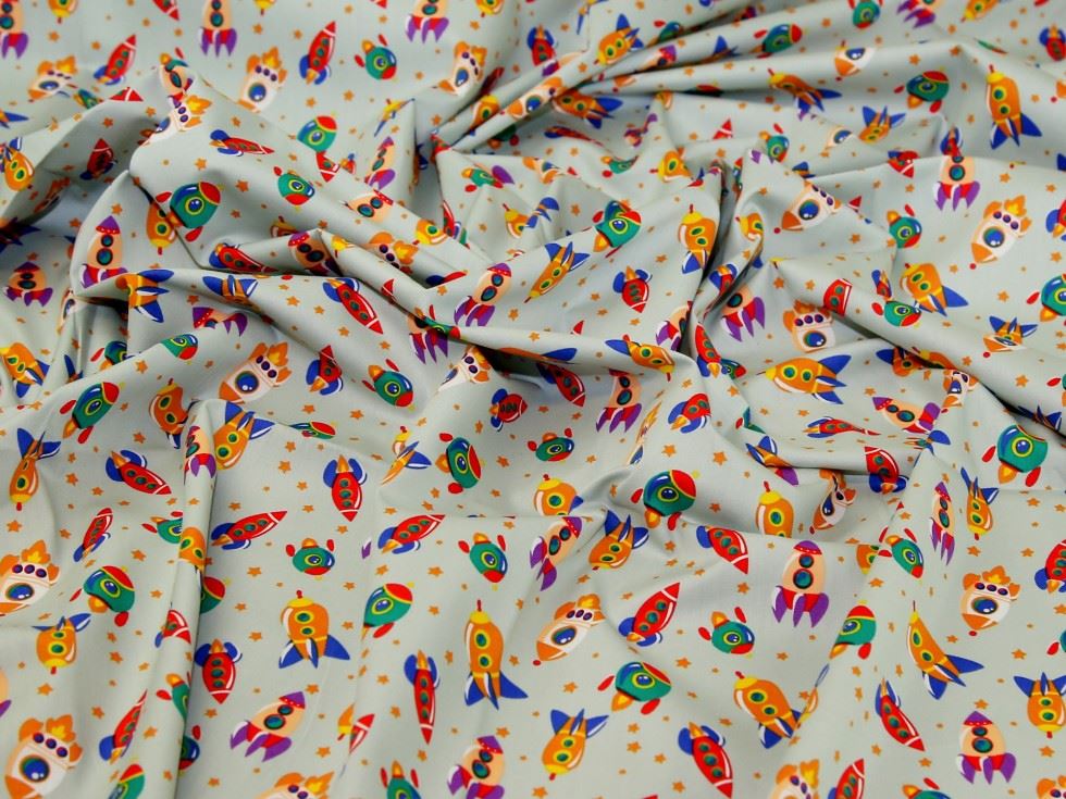 Soft Green Deadstock 100% Cotton Poplin Fabric