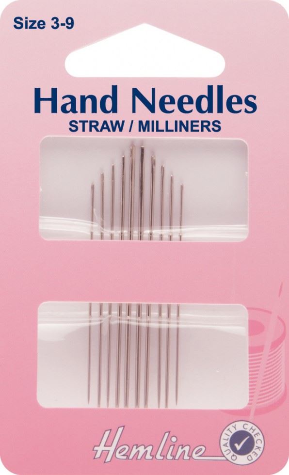 Hemline Straw Milliners Sewing Needles