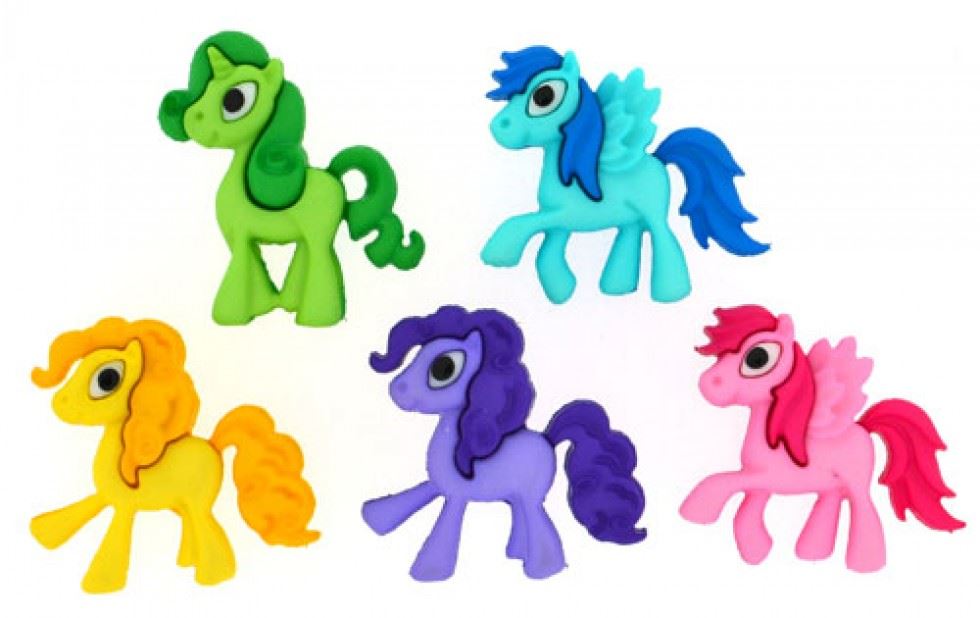 Dress It Up Pony Parade Buttons