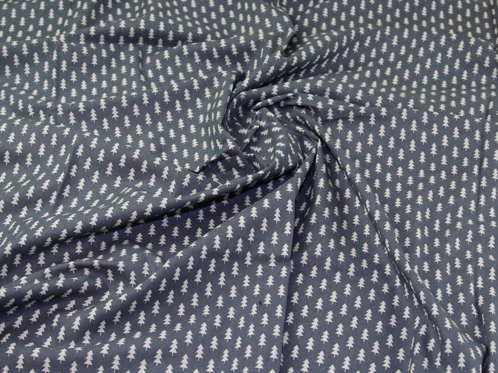 John Louden Grey 100% Cotton Fabric