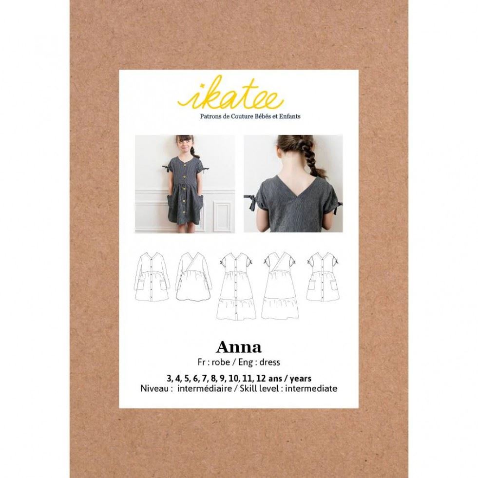 Ikatee Sewing Pattern Kids Anna Dress