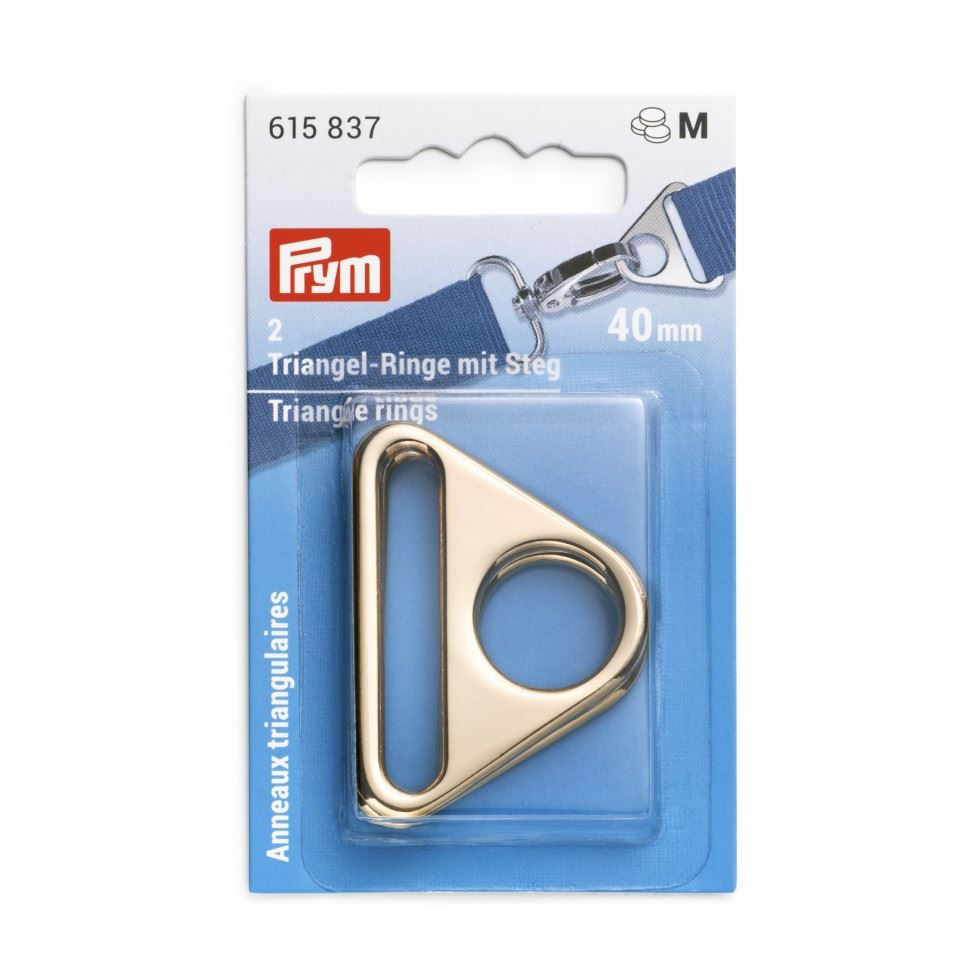Prym Gold Triangle Metal Rings