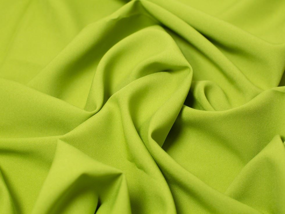 Minerva Core Range Lime Green Burlington Polyester Suiting Fabric