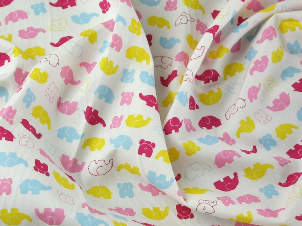 John Louden Ivory 100% Cotton Poplin Fabric