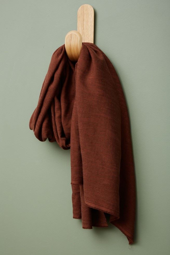 Meet Milk Pecan Hoya Jacquard Tencel Lyocell Linen Blend Fabric