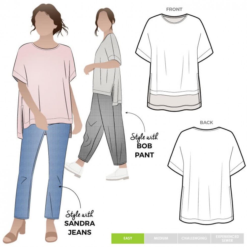 Style Arc Sewing Pattern Betty Tunic
