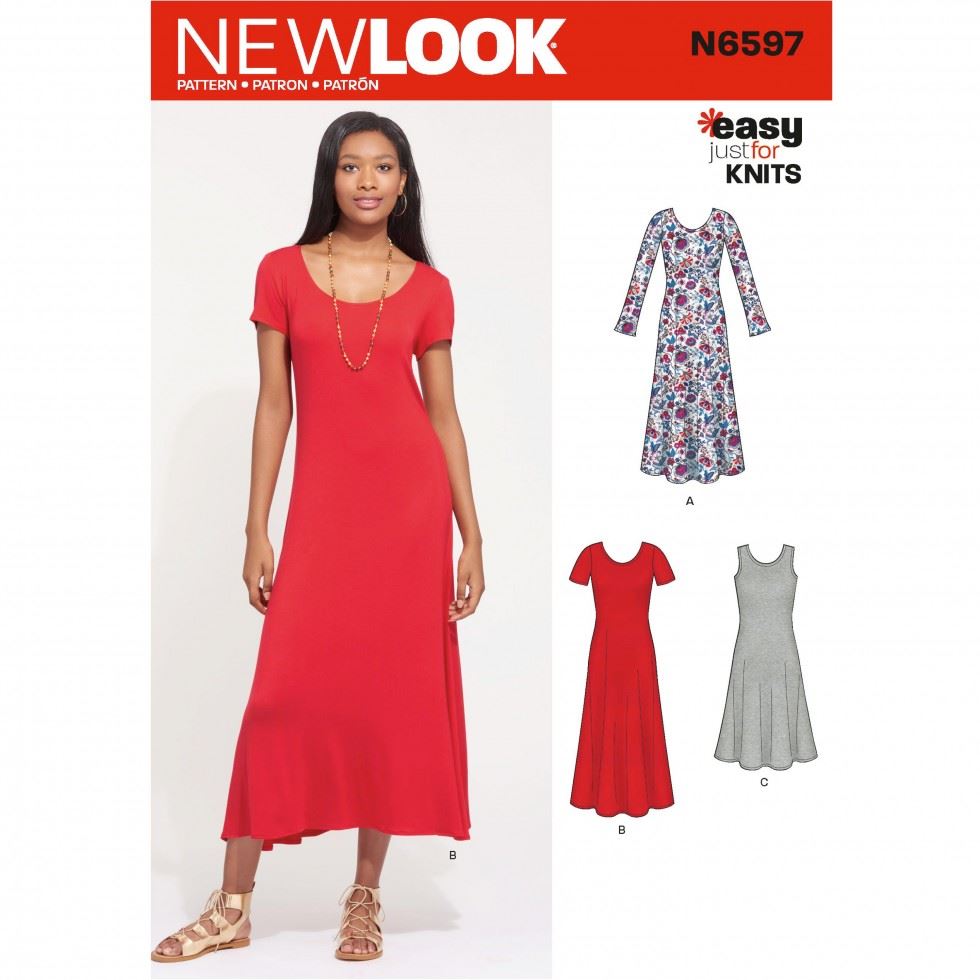 New Look Paper Sewing Pattern 6597
 