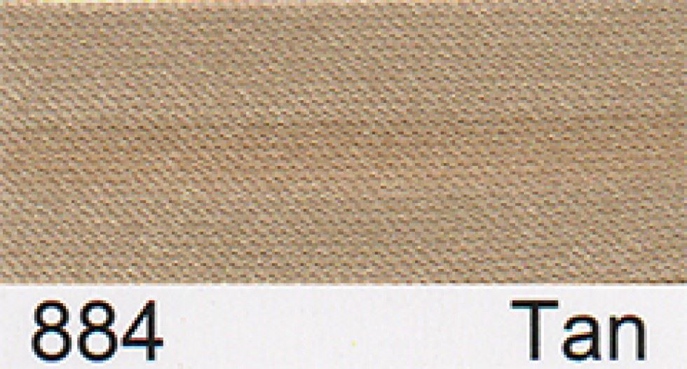 Essential Trimmings Tan Satin Bias Binding Tape