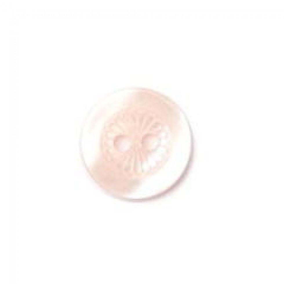 Crendon Light Pink Round Geometric Inset Buttons (Value Pack)