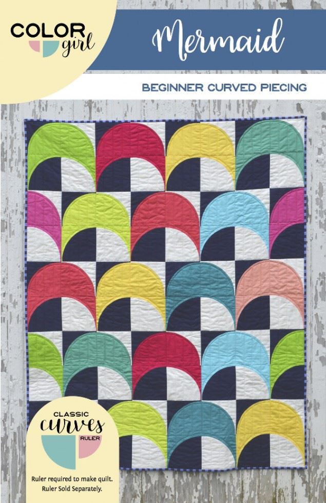 Color Girl Quilting Pattern Mermaid
 
