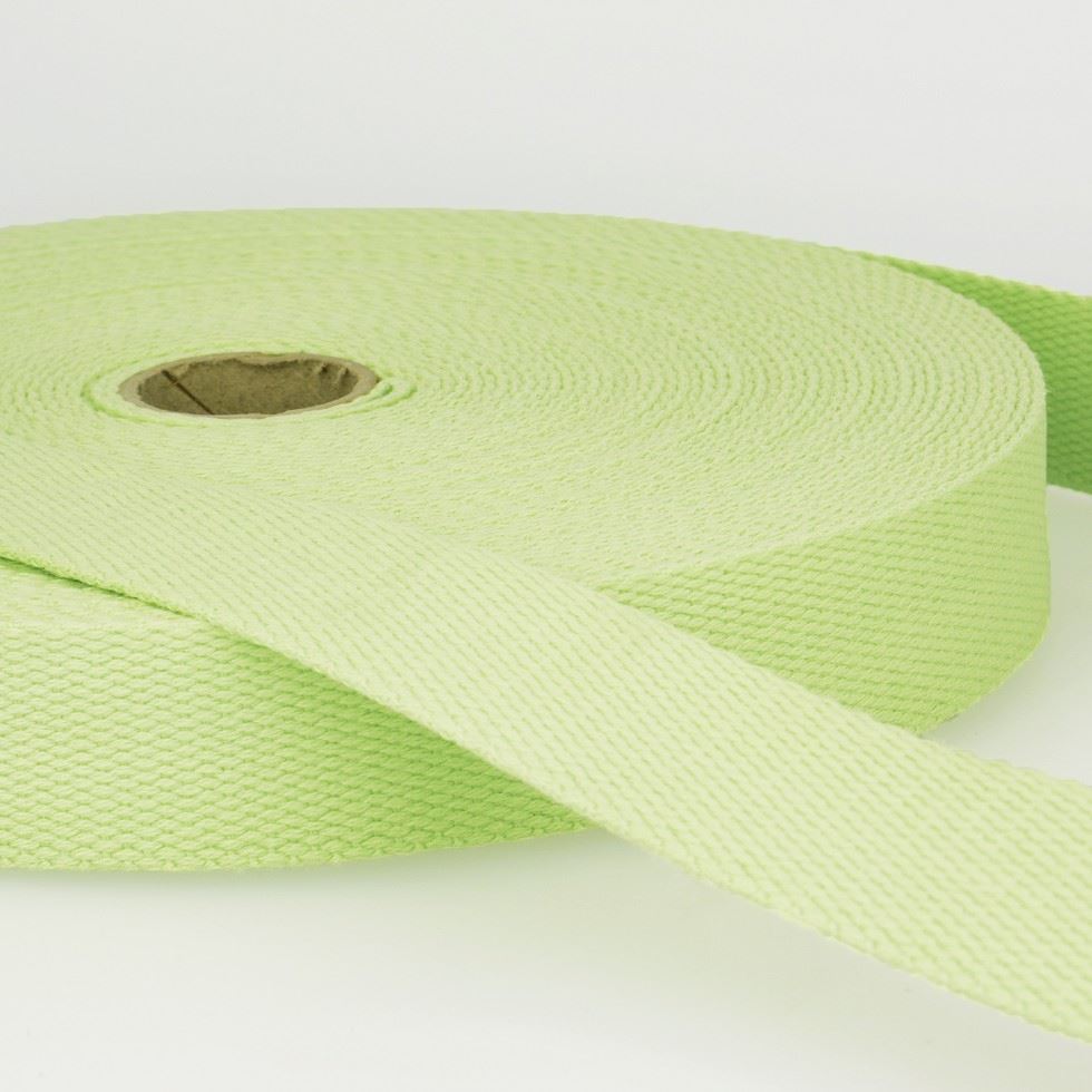 Stephanoise Cotton Webbing Lime Green
 