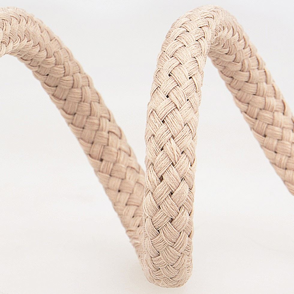 Stephanoise Round Braided Cord Beige
 