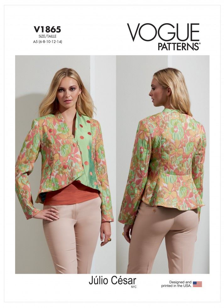 Vogue Paper Sewing Pattern 1865
