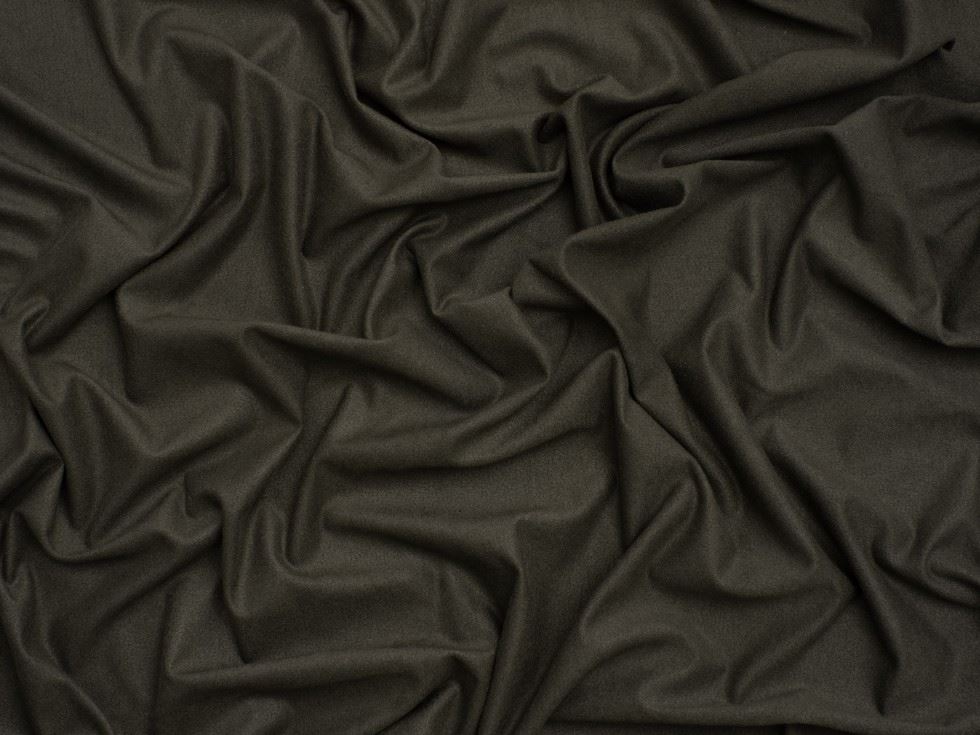 Minerva Core Range Olive Suede Stretch Knit Fabric