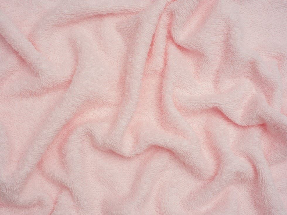 Minerva Core Range Blush Luxury Cotton Towelling Fabric