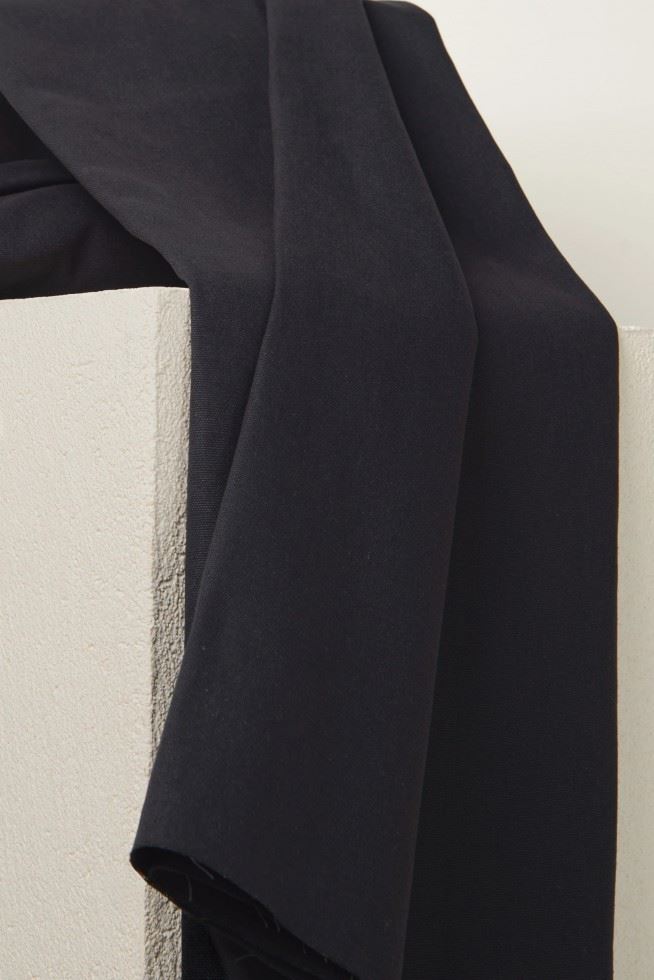 Atelier Brunette Cotton Canvas Fabric Deep Charcoal
 