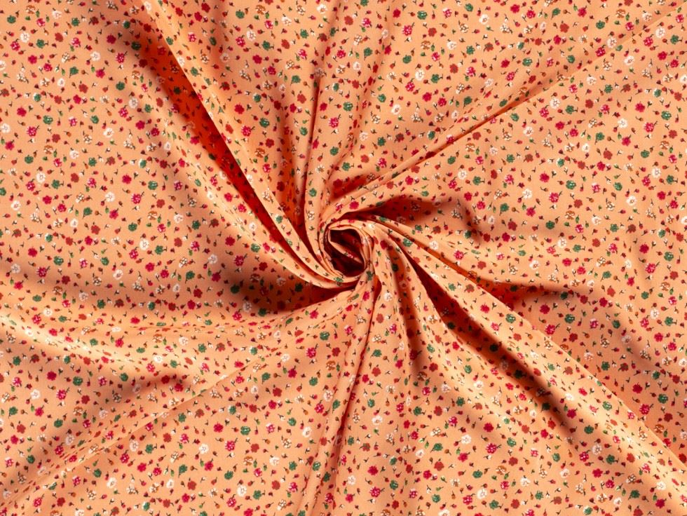 Viscose Challis Fabric Salmon
 
