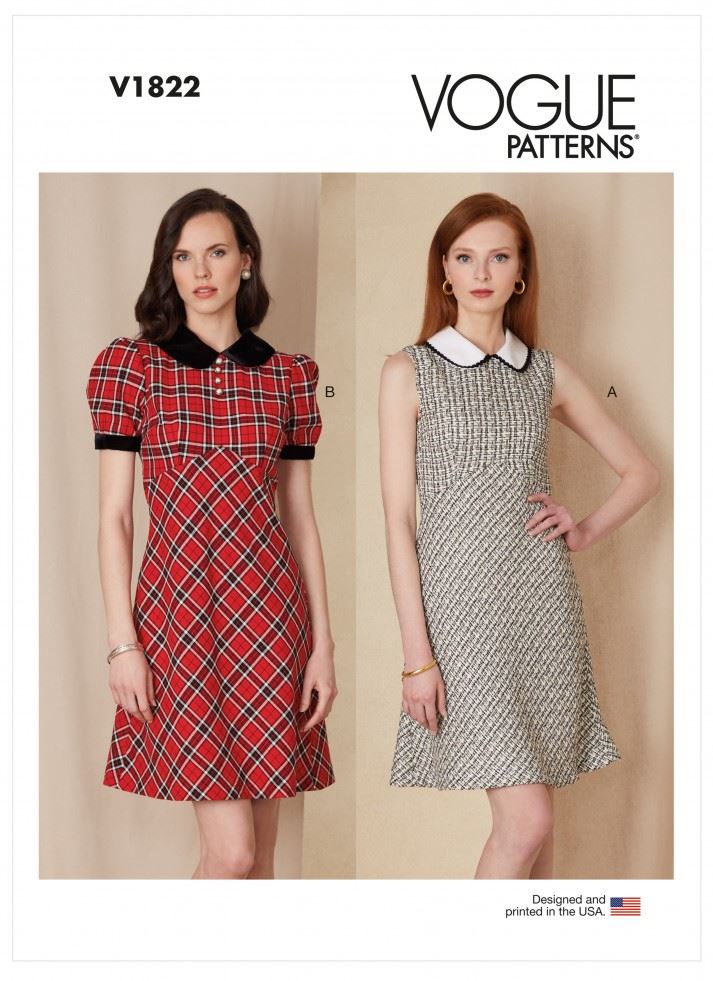 Vogue Paper Sewing Pattern 1822