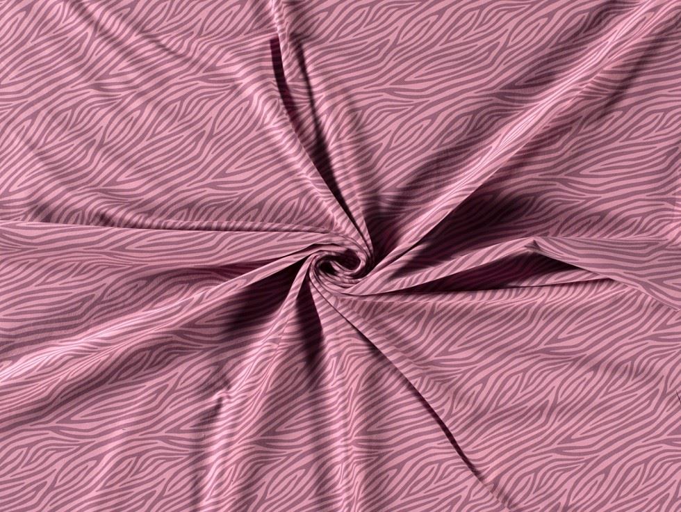 Pink Deadstock Cotton Jersey Stretch Knit Fabric