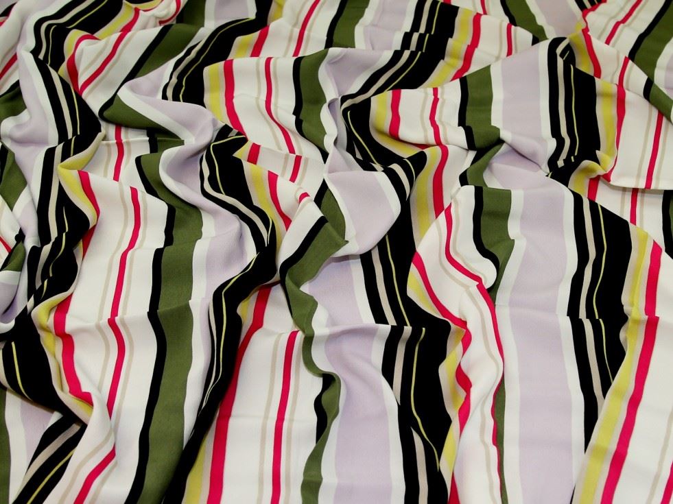 Viscose Crepe Fabric Multicoloured
 