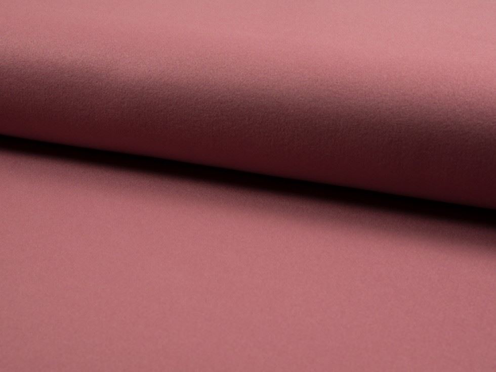 Old Rose Deadstock Roberto Wool Blend Coating Fabric
