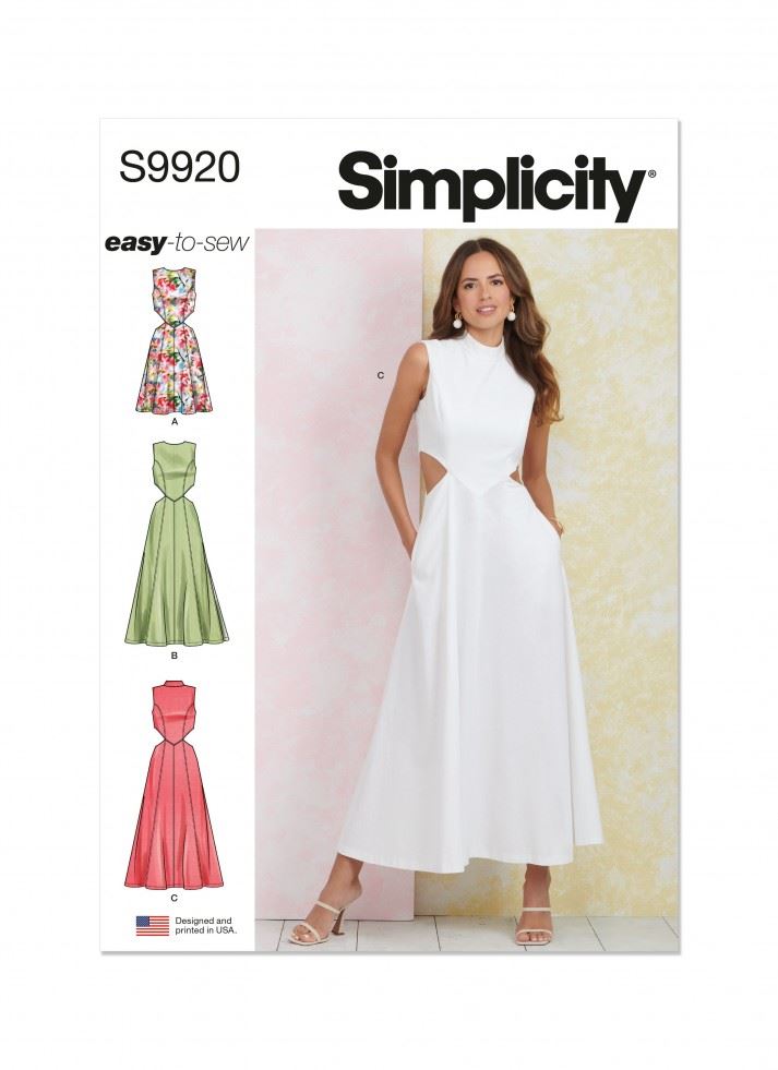 Simplicity Paper Sewing Pattern 9920
 