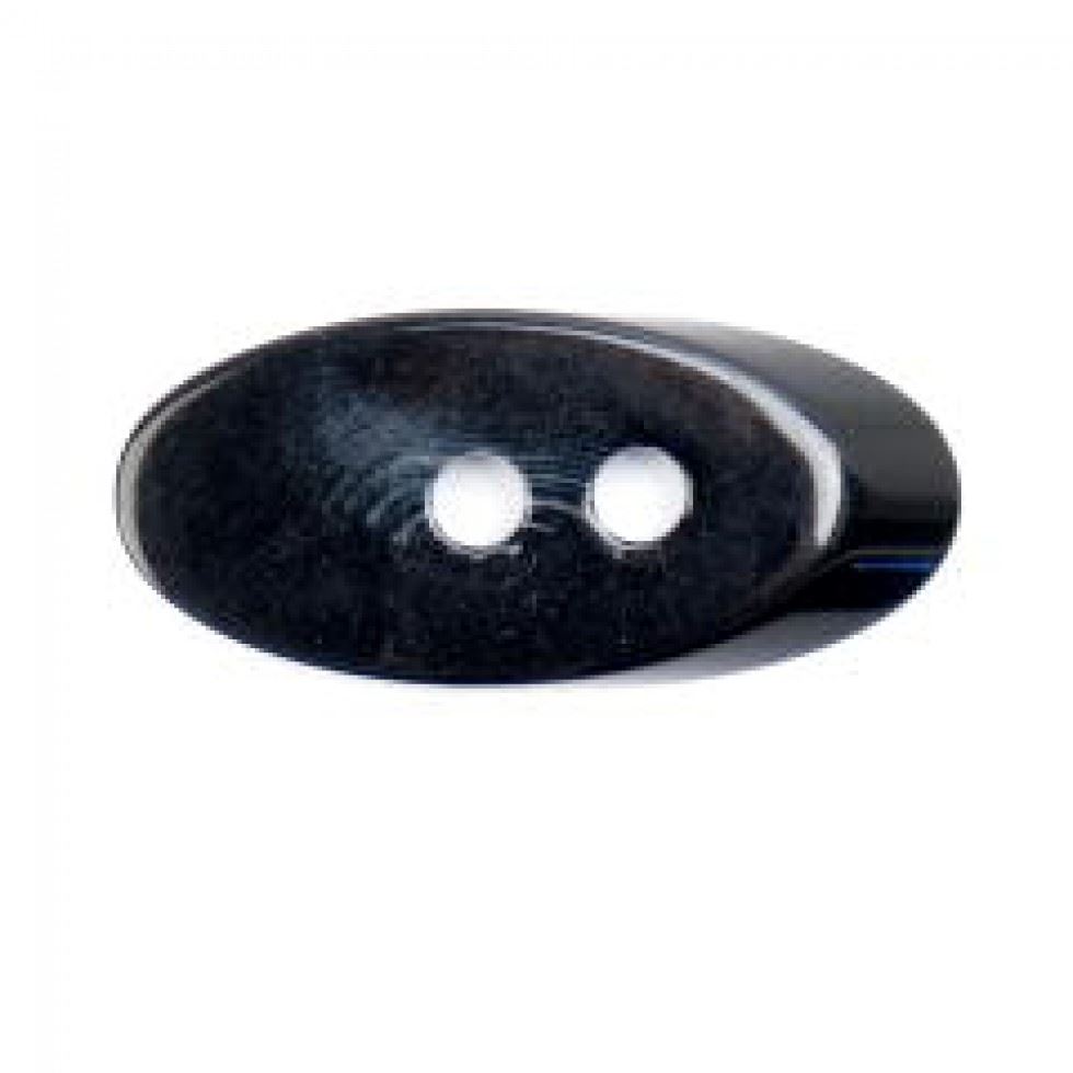 Crendon Dark Grey Oval Marble Buttons