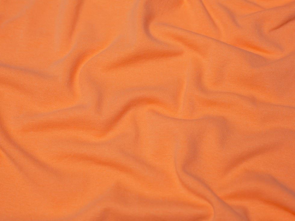Minerva Core Range Tubular Ribbing Stretch Knit Fabric Sunset
 