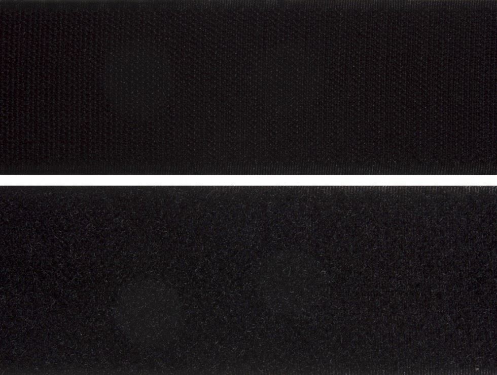 Black Sew On Velcro (Value Roll)