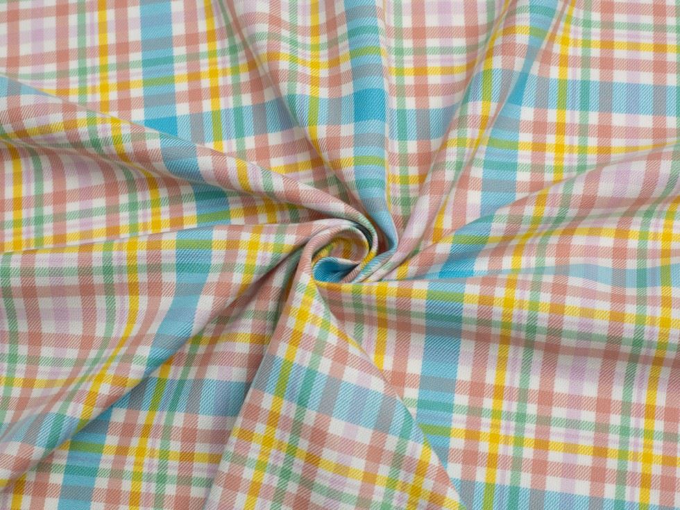 Minerva Core Range Rainbow Polyester Viscose Suiting Fabric