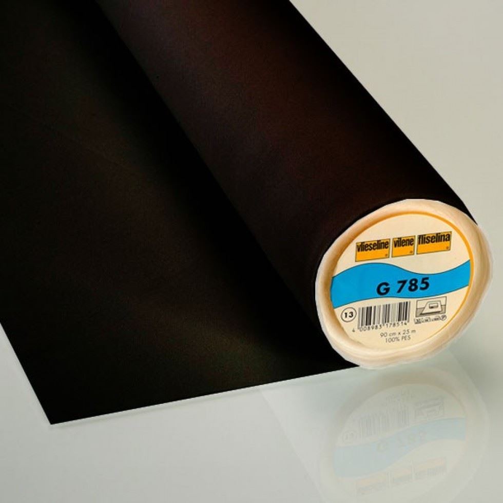 Vilene Vlieseline Black G785 Light Stretch Woven Interfacing